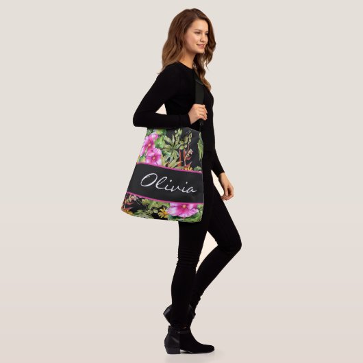 Sac Ajustable Couleurs tropicales Nom floral (Sur le modèle)