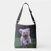 Sac Ajustable Coup de chien blanc (Devant)