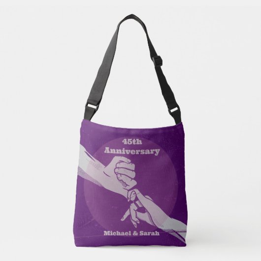 Sac Ajustable Couple romantique d'anniversaire personnalisé se t (Devant)