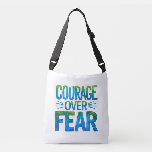 Sac Ajustable Courage plutôt que peur (Devant)