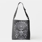 Sac Ajustable Couronne de crâne aztèque par BurnsInHell (Dos)