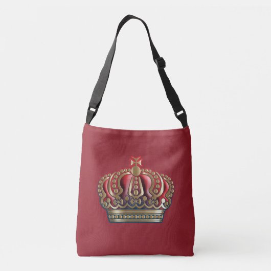 Sac Ajustable Couronne de la Croix Royale - Bleu Or (Dos)
