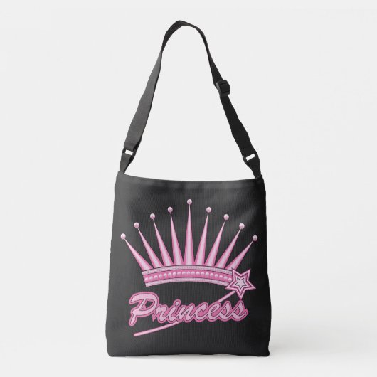 Sac Ajustable Couronne rose princesse (Dos)