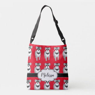 Sac Ajustable Coutume de Schnauzers miniatures rétro