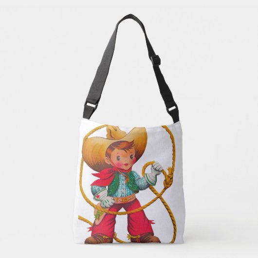 Sac Ajustable Cowboy Retro Boy Child Cute Western (Devant)
