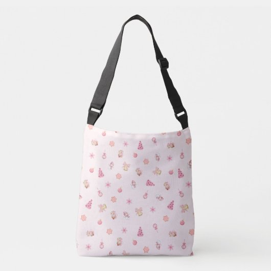 Sac Ajustable Cozy Pink Christmas Pattern (Devant)