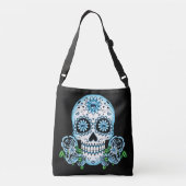 Sac Ajustable Crâne bleu de sucre (Dos)