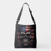 Sac Ajustable Crâne de drapeau américain (Devant)