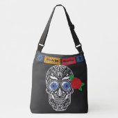 Sac Ajustable Crâne de Sucre Dia De Los Muertos (Devant)