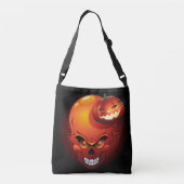 Sac Ajustable Crâne d'Halloween et Citrouille (Dos)
