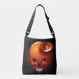 Sac Ajustable Crâne d'Halloween et Citrouille