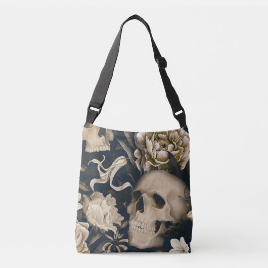 Sac Ajustable crâne floral (Devant)