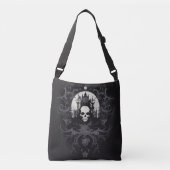 Sac Ajustable Crâne gothique et conception de château (Devant)