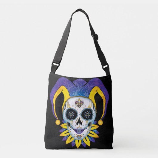Sac Ajustable Crâne Lady Jester (Devant)