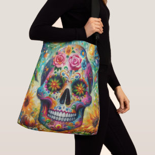 Sac Ajustable Crâne sucre Dia De Los Muertos Jour des Morts