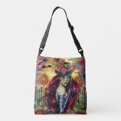 Sac Ajustable Crâne sucre fille Imaginaire Halloween Art (Dos)