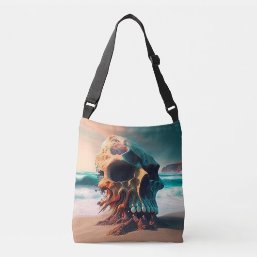 Sac Ajustable Crâne sur la plage (Devant)