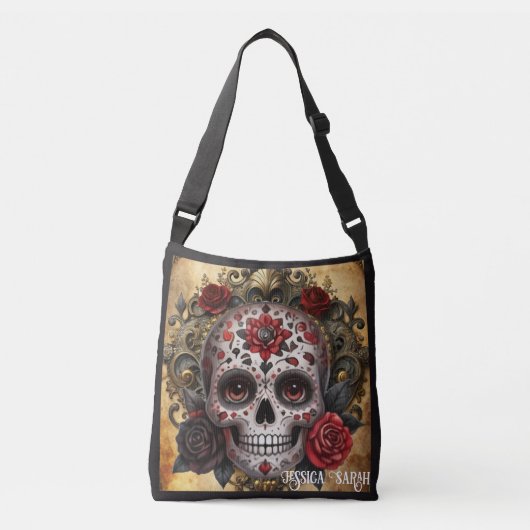 Sac Ajustable Crânes de Sucre Dark Romance (Devant)