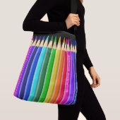 Sac Ajustable Crayons multicolores de crayon d'artiste (De près)