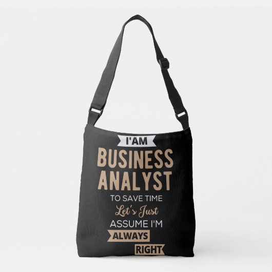 Sac Ajustable créer un analyste d'entreprise pour gagner du temp (Devant)