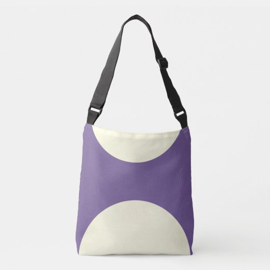 Sac Ajustable Crème d'impression d'art abstrait double face sur (Devant)
