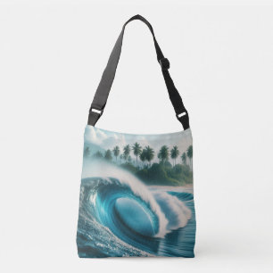 Sac Ajustable Crescendo Palmiers à vagues tropicales