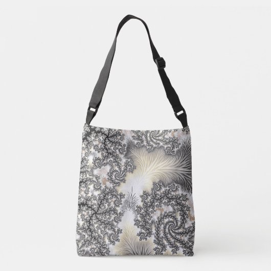 Sac Ajustable Cristaux de glace congelés Look Fractal Art (Dos)