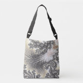 Sac Ajustable Cristaux de glace congelés Look Fractal Art (Devant)