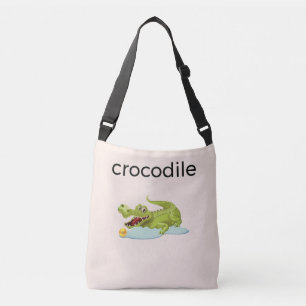 Sac Ajustable Crocodile modifiable & Calligraphie sur Ivoire