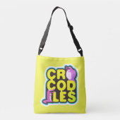 Sac Ajustable Crocodiles avec deux crocs heureux - vif (Dos)
