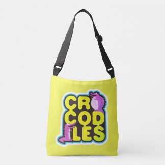 Sac Ajustable Crocodiles avec deux crocs heureux - vif