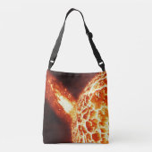 SAC AJUSTABLE CROIX BLANCHE SOULIGNÉE EN ROSE (Dos)