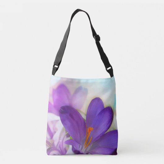 Sac Ajustable Croix-Corps pourpre de crocus (Dos)