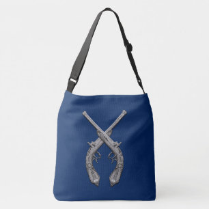 Sac Ajustable Croix de pistolets marine