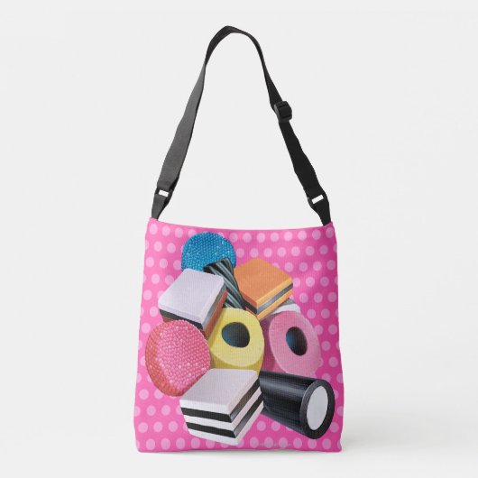 Sac Ajustable Croix Fourre-tout. Candy Allands cascade Pink (Dos)