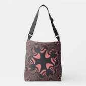 Sac Ajustable Croix rose et gris (Devant)