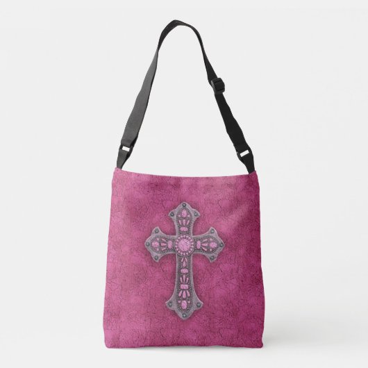 Sac Ajustable Croix rose rustique (Dos)