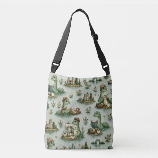 Sac Ajustable Cryptides confortables Nessie Monstre du Loch Ness (Devant)