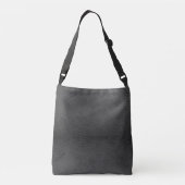 Sac Ajustable Cuir noir Faux avec logo (Dos)