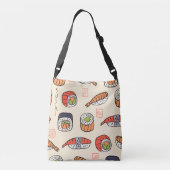 Sac Ajustable Cuisine sushi, design motif sans soudure. (Dos)