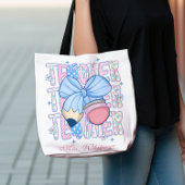 Sac Ajustable Custom Gingham Bow Pencil Blush Teacher