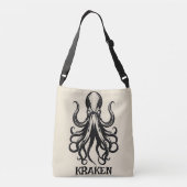 Sac Ajustable Custom Kraken Octopus Squid Name Personalized (Dos)