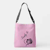 Sac Ajustable Custom Personalized Pink Church Bag (Dos)