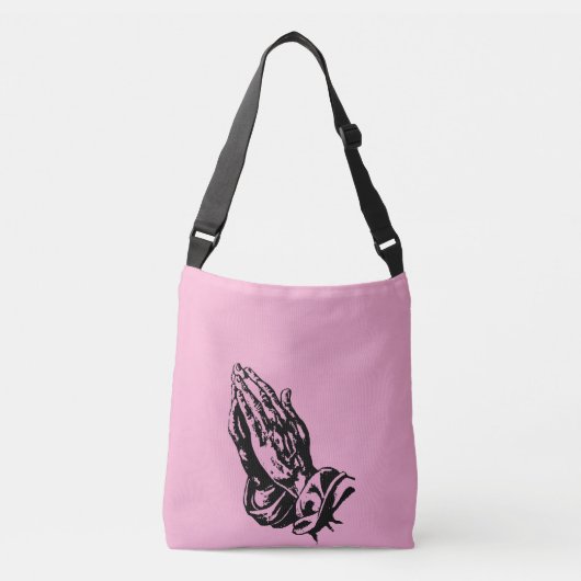 Sac Ajustable Custom Personalized Pink Church Bag (Devant)