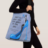 Sac Ajustable Custom Slogan Fashionable Lady in Stiletto (De près)