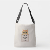 Sac Ajustable Cute chat (Devant)