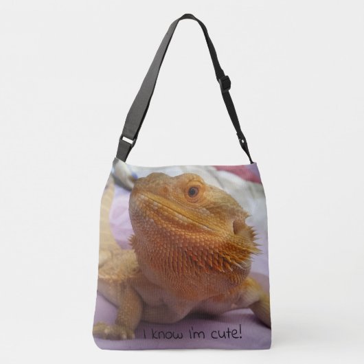 Sac Ajustable Cute Lizard Up Close Photo Imprimer (Dos)