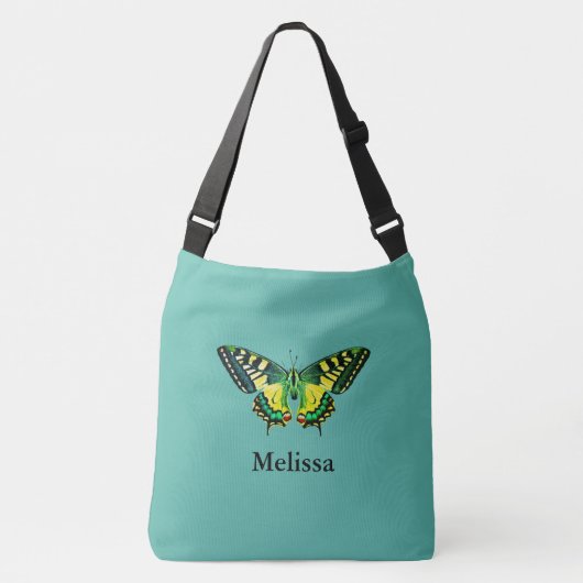 Sac Ajustable Cute Modern Photography Butterfly Ajouter un nom (Devant)