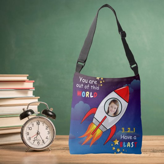 Sac Ajustable Cute Outer Space Rocket Ship Blast Off Birthday