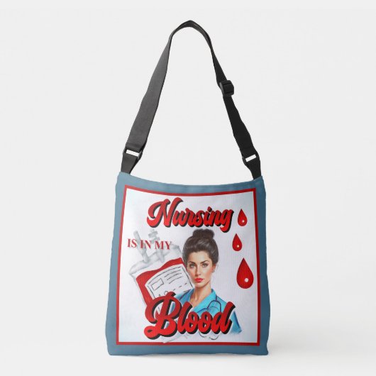 Sac Ajustable Cute Pinup_ Soins infirmiers dans mon sang (Devant)